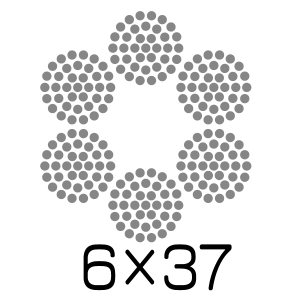 都内で ワイヤロープ6×24 O クロ A種 径9mm 長さ600m