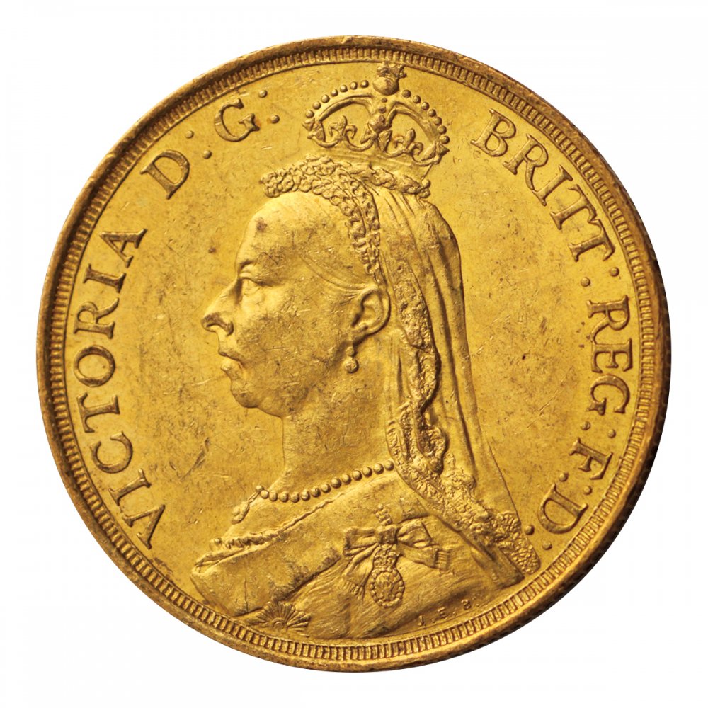 ヴィクトリア女王 ジュビリータイプ 2ポンド金貨 1887年 - セキグチは 