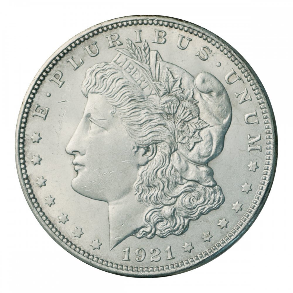 アメリカ 1921年 1ドル銀貨 モルガンダラー（極美～未使用 ...