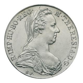 ☆日終 【NGC MS66】1780 オーストリア TALER銀貨 完全未使用