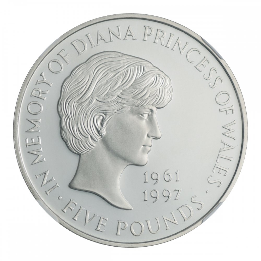 1999年イギリス ダイアナ妃 追悼記念 5ポンド銀貨 | tradexautomotive.com