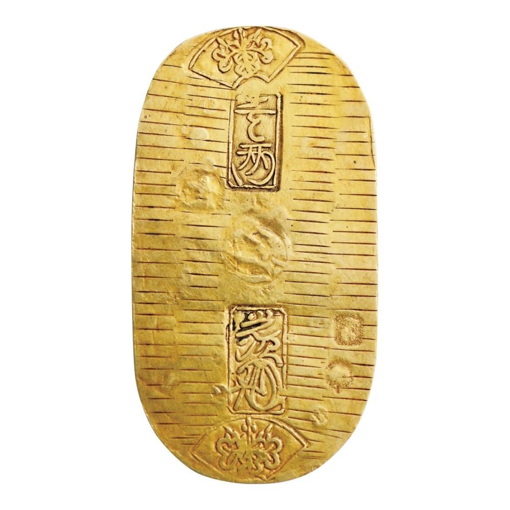 元文小判金 七福・馬神(美品上)日本貨幣商協同組合鑑定書付 元文小判金 七福・馬神(美品上)日本貨幣商協同組合鑑定書付