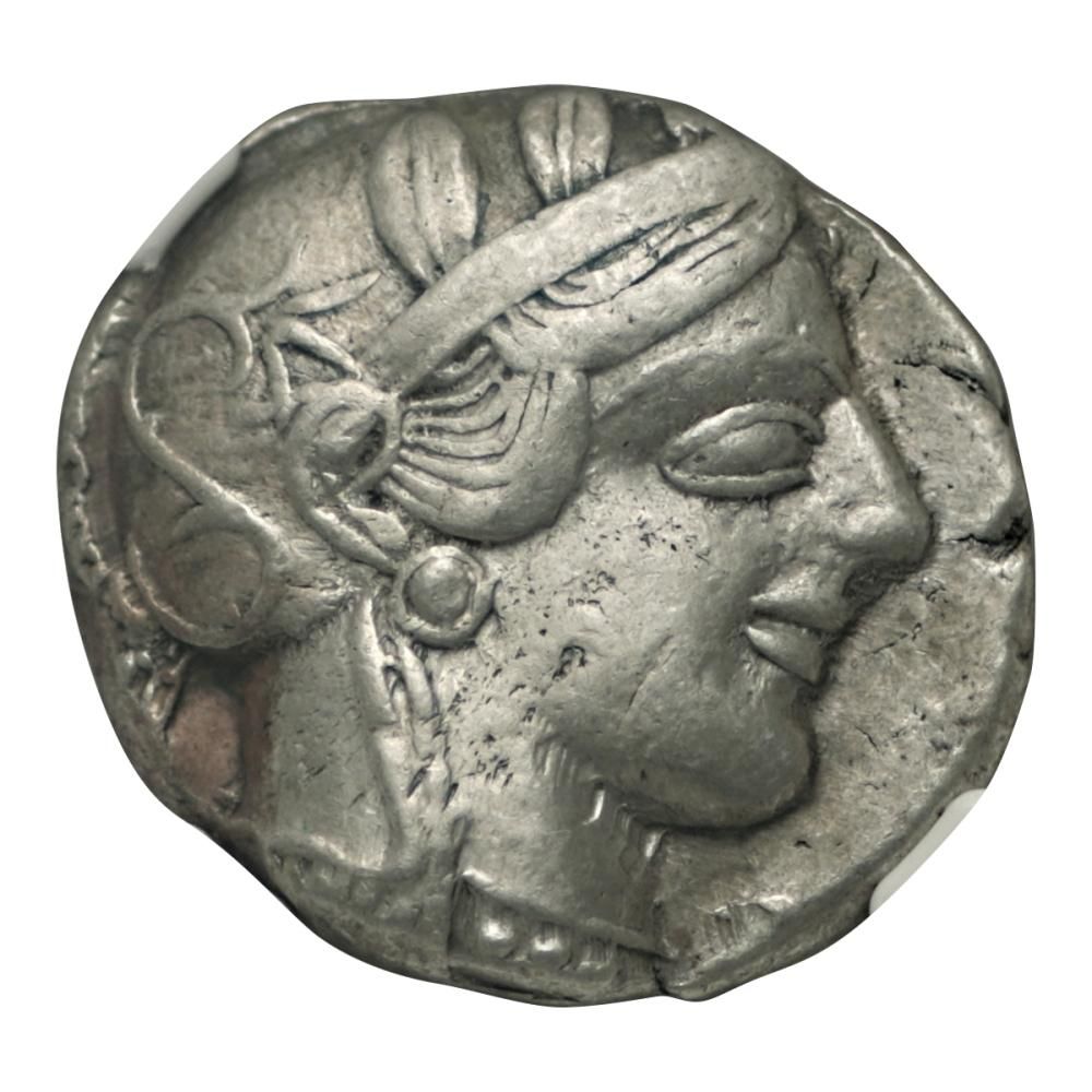 古代ギリシャ ふくろう テトラドラクマ銀貨 アッテカ アテネ NGC 古代ギリシャ ふくろう テトラドラクマ銀貨 アッテカ アテネ NGC