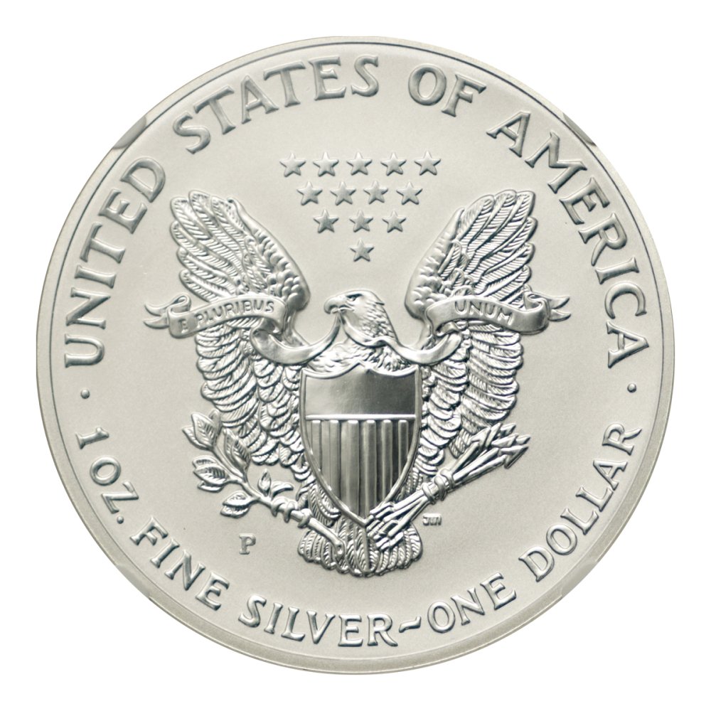 アメリカ 2006年（P）1ドル銀貨 リバースプルーフ イーグル20周年 NGC 