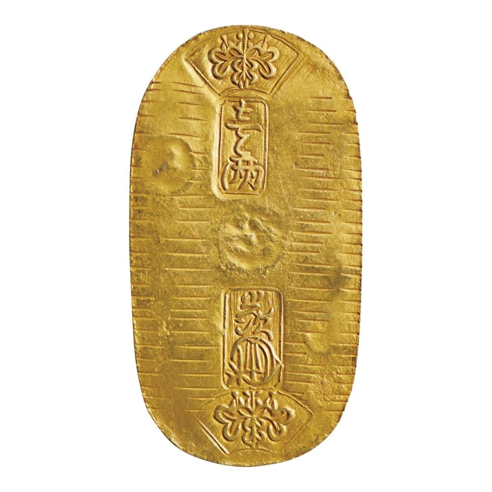 文政小判金 偶然大吉（極美品） 日本貨幣商協同組合鑑定書付