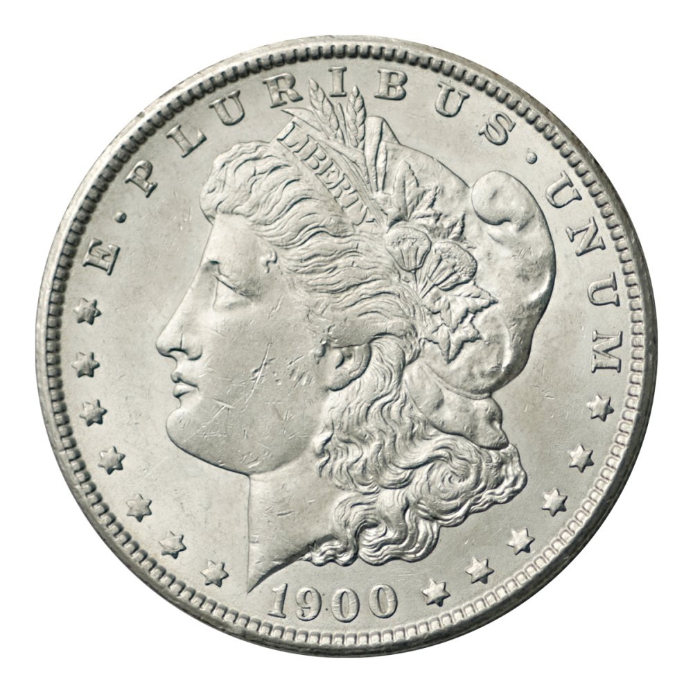 アメリカ1900年1ドル銀貨 モルガンダラー（美品上） - セキグチは1964 
