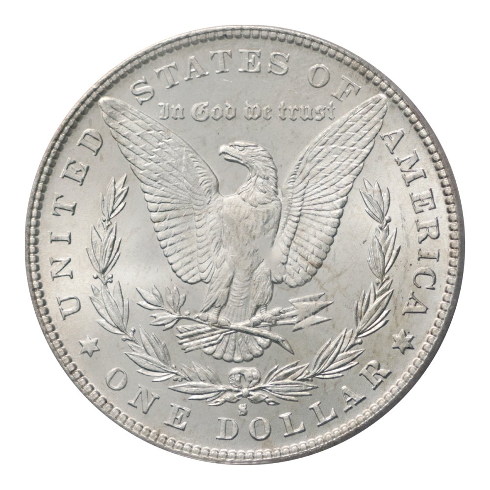 アメリカ 1881年（S）1ドル銀貨 モルガンダラー PCGS MS66 - セキグチ