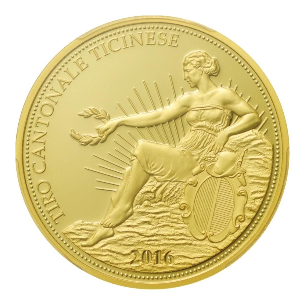 スイス 2016年 50フラン金貨 射撃祭 ピエフォー 発行枚数6枚 スイス 2016年 50フラン金貨 射撃祭 ピエフォー 発行枚数6枚