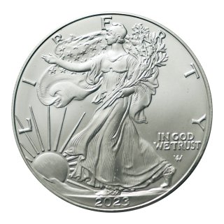 アメリカ 2023年 イーグル 1ドル銀貨（未使用）