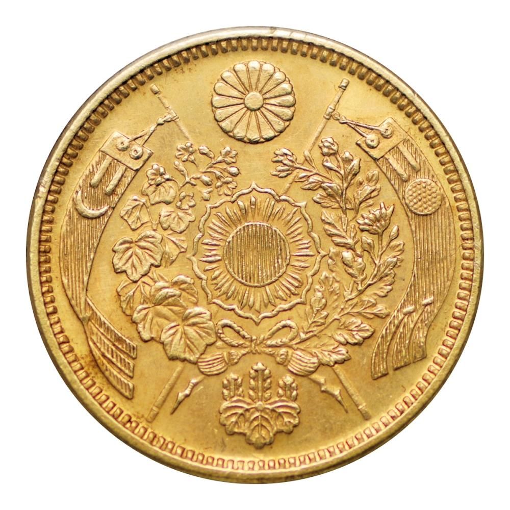 旧5円金貨 明治6年(極美品)日本貨幣商協同組合鑑定書付 旧5円金貨 明治6年(極美品)日本貨幣商協同組合鑑定書付