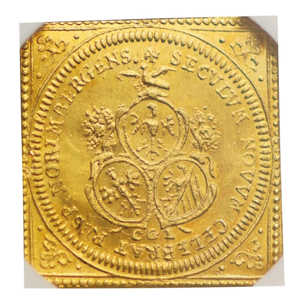 ニュルンベルク1700年 ラムダカット金貨 NGC UNC DETAILS ニュルンベルク1700年 ラムダカット金貨 NGC UNC DETAILS