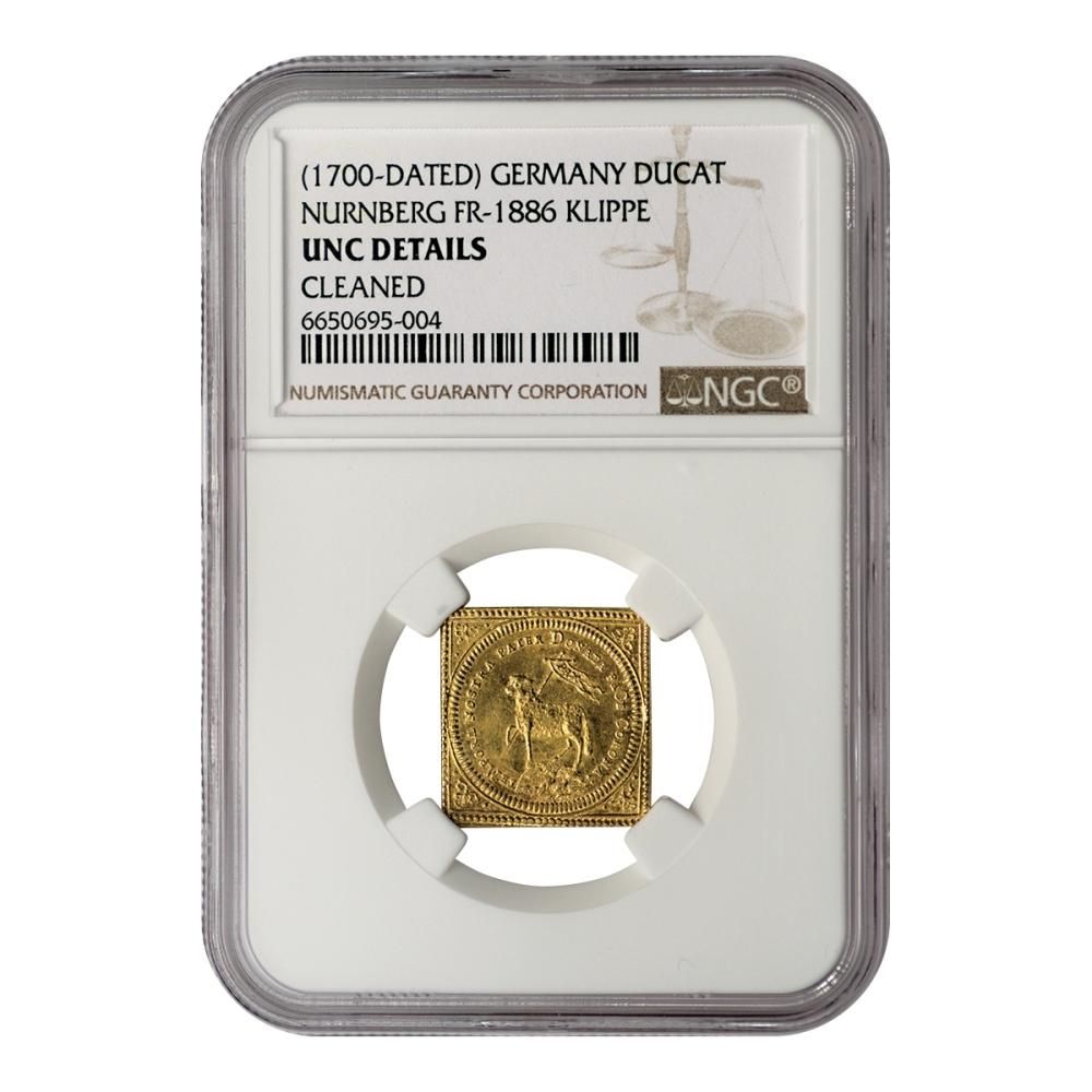 出産祝いなども豊富 ニュルンベルク1700年 ラムダカット金貨 NGC UNC DETAILS その他多肉植物