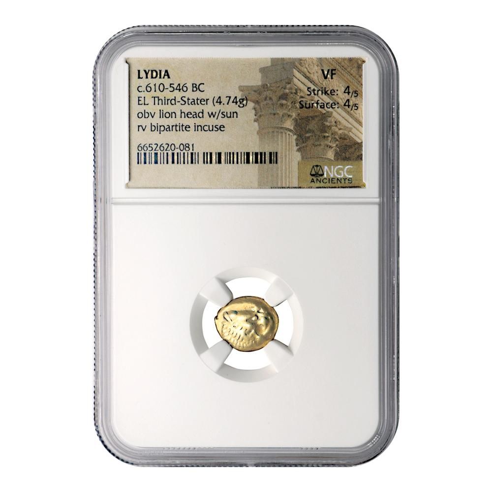 古代リディア王国 1/3ステーター金貨 NGC VF - セキグチは1964年