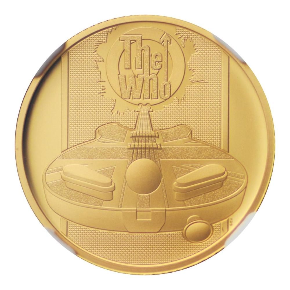 イギリス 2021年 25ポンド金貨 ザ・フー NGC PF69 ULTRA CAMEO イギリス 2021年 25ポンド金貨 ザ・フー NGC PF69 ULTRA CAMEO