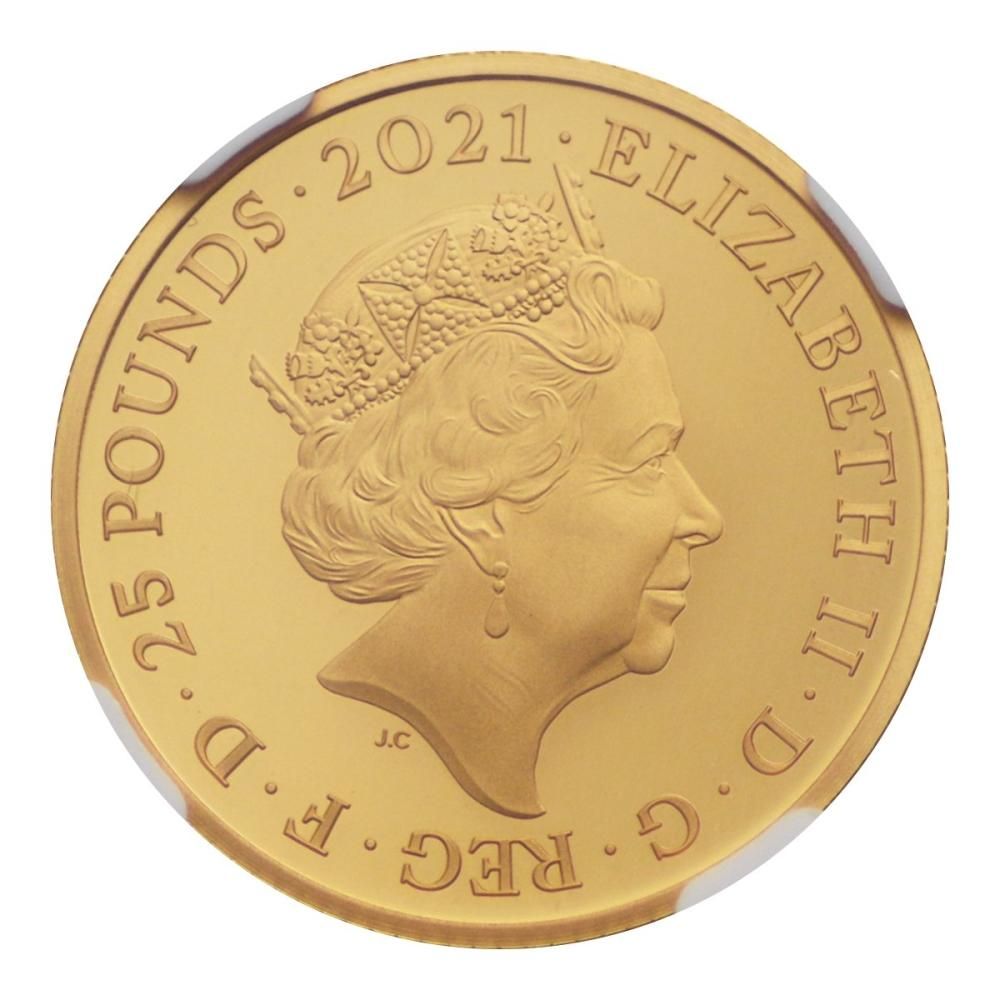 イギリス 2021年 25ポンド金貨 ザ・フー NGC PF69 ULTRA CAMEO イギリス 2021年 25ポンド金貨 ザ・フー NGC PF69 ULTRA CAMEO