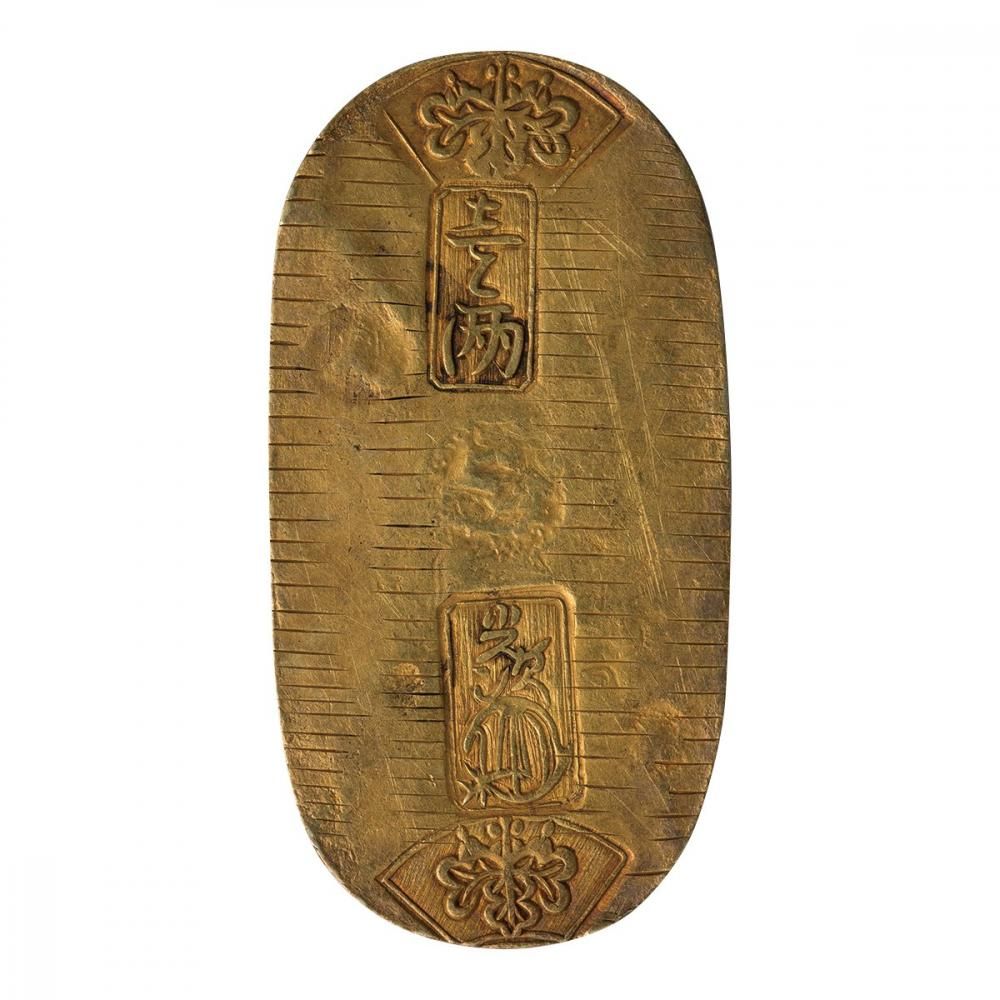 文政小判金 七福・馬神（美品） 日本貨幣商協同組合鑑定書付