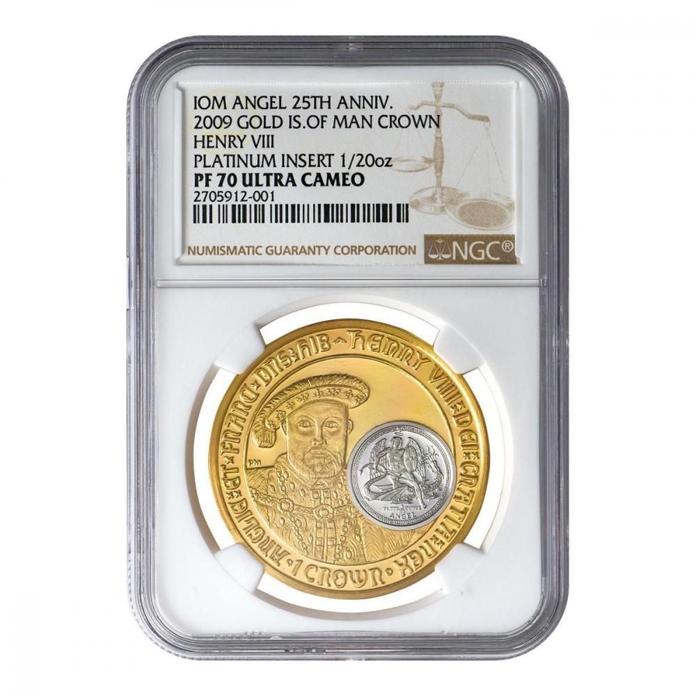 マン島2009年 1クラウン金貨 NGC PF70 ULTRA CAMEO - セキグチは