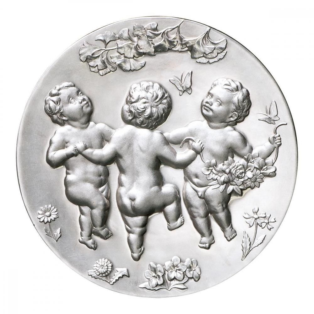 国際花と緑の博覧会 記念貨幣発行純銀メダル 造幣局製造