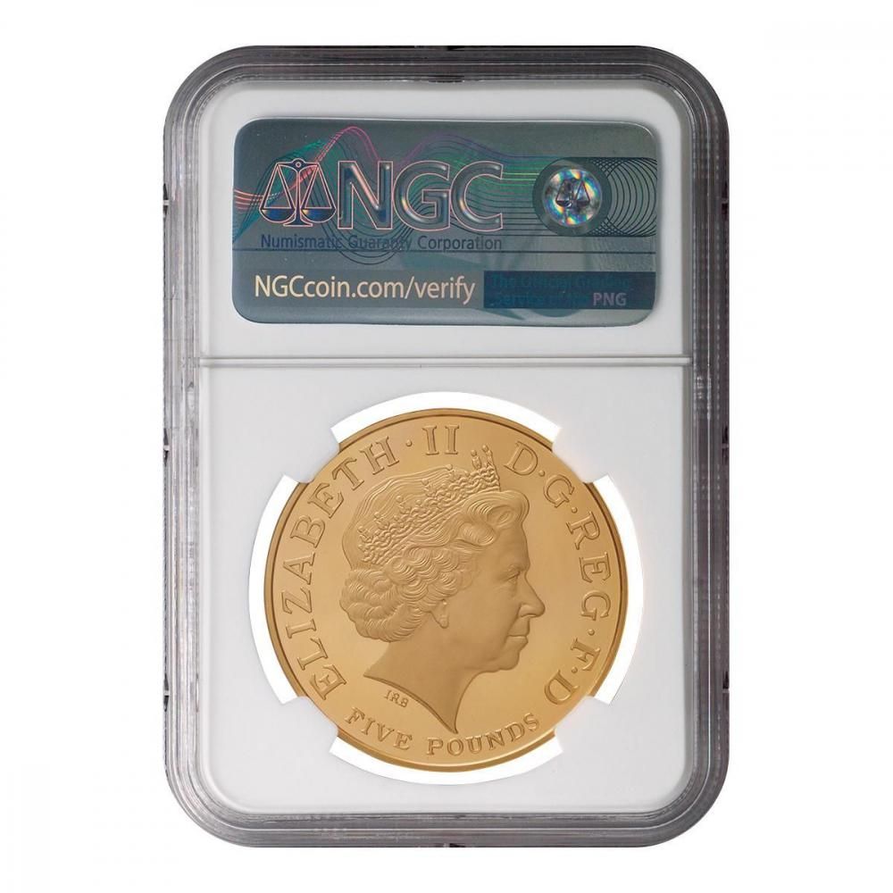 イギリス2005年 5ポンド金貨 NGC PF69 ULTRA CAMEO - セキグチは