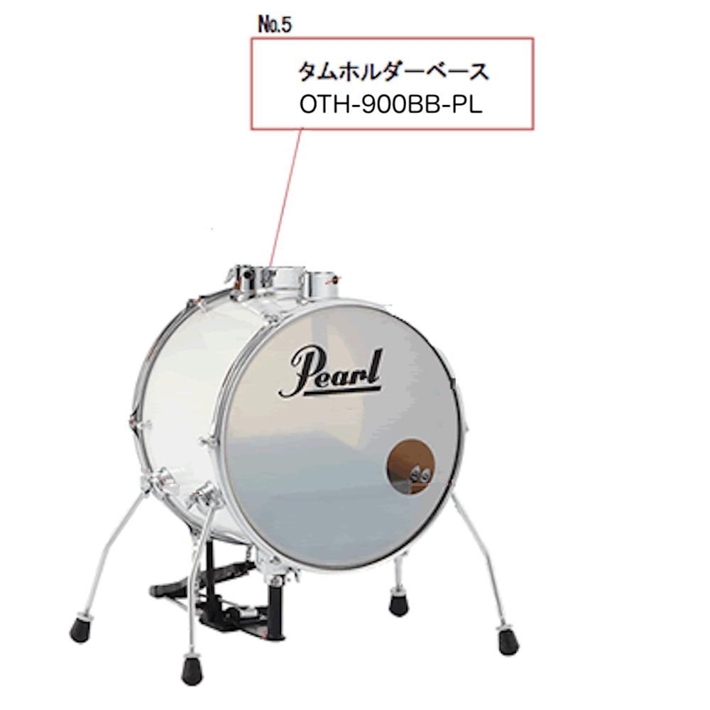 Pearl MT564/C-D #752 Matte Asphalt Black ドラムセット
