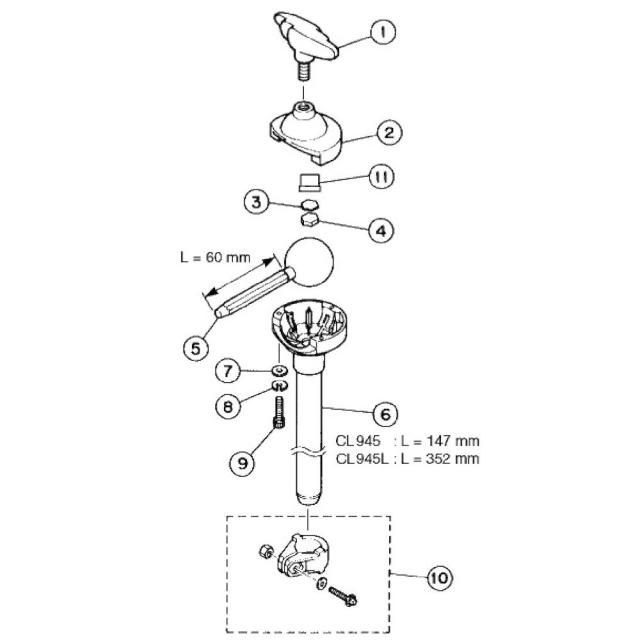 U0410911 / TH �ܡ��륫�С�(�ܥȥ�)(2)������CL945LA�ѡ� / YAMAHA�ʥ�ޥϡ� / �ɥ��ѡ��� ����6