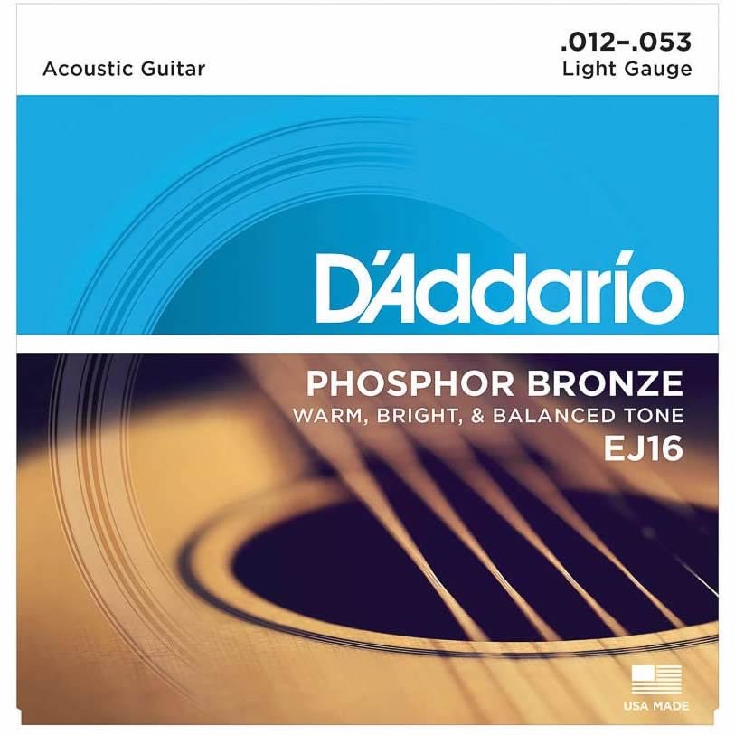 ☆新品☆　D'Addario　ダダリオ アコースティックギター弦 EJ-16