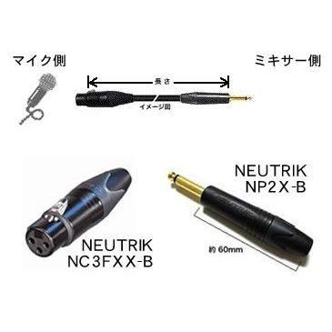 2534 / MOGAMI / �ޥ���¦��NC3FXX-B��XLR�᥹�� / �ߥ�������¦��NP2X-B�ʥե����� / ���å��� / Ĺ����5m