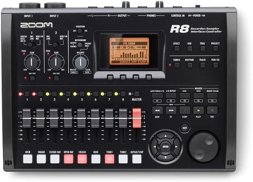 R8 / マルチトラックレコーダー 2トラック同時録音 8トラック