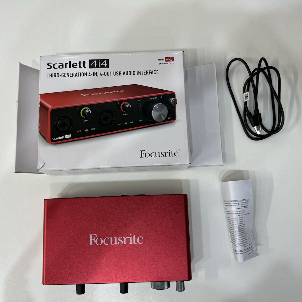 展示品処分特価】Scarlett 4i4 3rd Gen / オーディオインターフェイス【国内正規品】 Focusrite （フォーカスライト）/  アクセサリー - ベータミュージック WEB SHOP