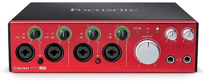 FOCUSRITE Clarett+4 Pre USBオーディオインターフェイス Amazon.co.jp: Focusrite フォーカスライト/Clarett + 4Pre 18in