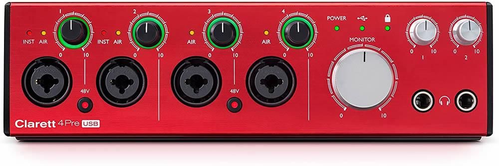 CLARETT 4 Pre USB / オーディオインターフェイス / 18イン/8アウト