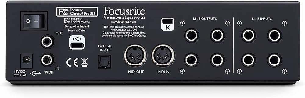 Amazon.com: Focusrite Clarett+ 4Pre USB Studio-Grade Audio