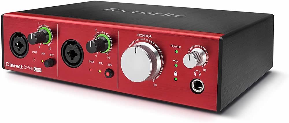 Focusrite Clarett 2Pre USB　AKM AK4493EQ