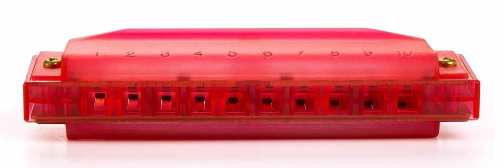 TRANSLUCENT HARP / RD：レッド / M5254 / キー：C / カラーハープ