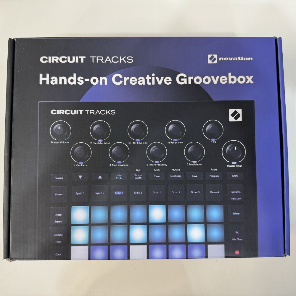 新品アウトレット】Circuit Tracks / グルーブボックス / NOVATION（ノベーション）外箱無し特価 - ベータミュージック WEB  SHOP