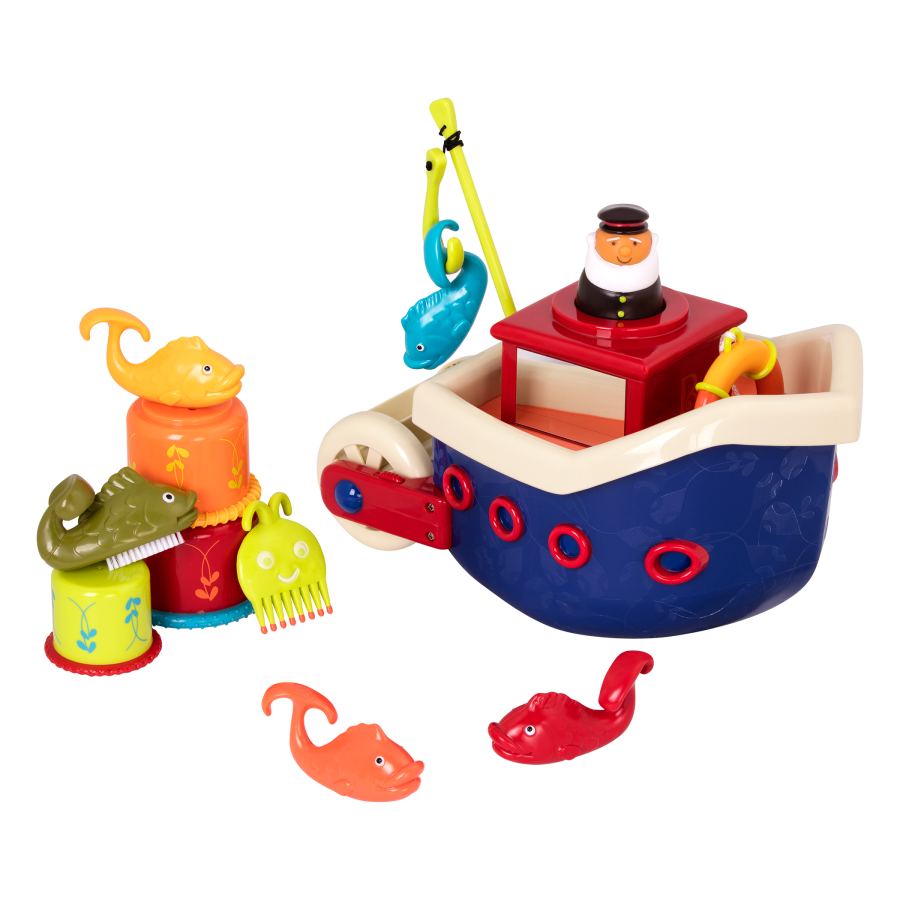 B. toys｜B. bath｜BX1012Z『フィッシングボートセット』｜船のおもちゃ｜通販｜btoys.jp｜（正規代理店）ヴィットハート