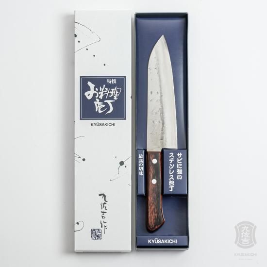 吉金刃物 三徳包丁 吉兼槌目SKD三徳包丁165mm