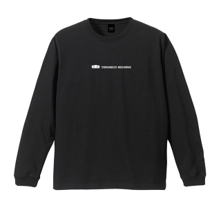 Yoruneco Records Long Sleeve T-shirt［ Black ］