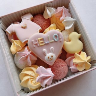 メレンゲクッキー缶 〜BABY PINK〜