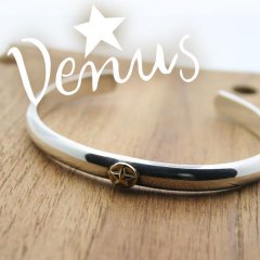 С&K18֥쥹å ôݥץ졼  Venus Х󥰥  silver925