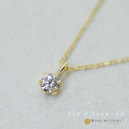 エマイユK18PG エマイユ ダイヤモンド ネックレス D:0.36ct