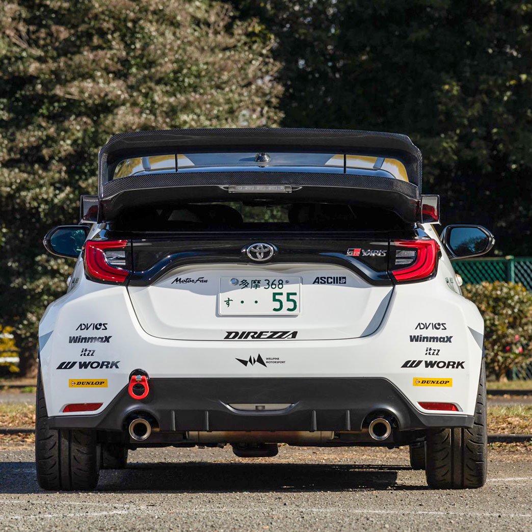 WRCリヤウイング（ウェットカーボン）for トヨタGRヤリス（GXPA16／MXPA12）