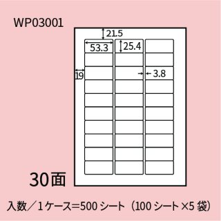 ワールドプライスラベル　WP03001