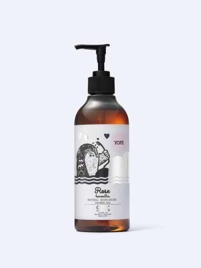 シャワージェル ローズ & ボスウェリア 400ml - YOPE ーNaturally