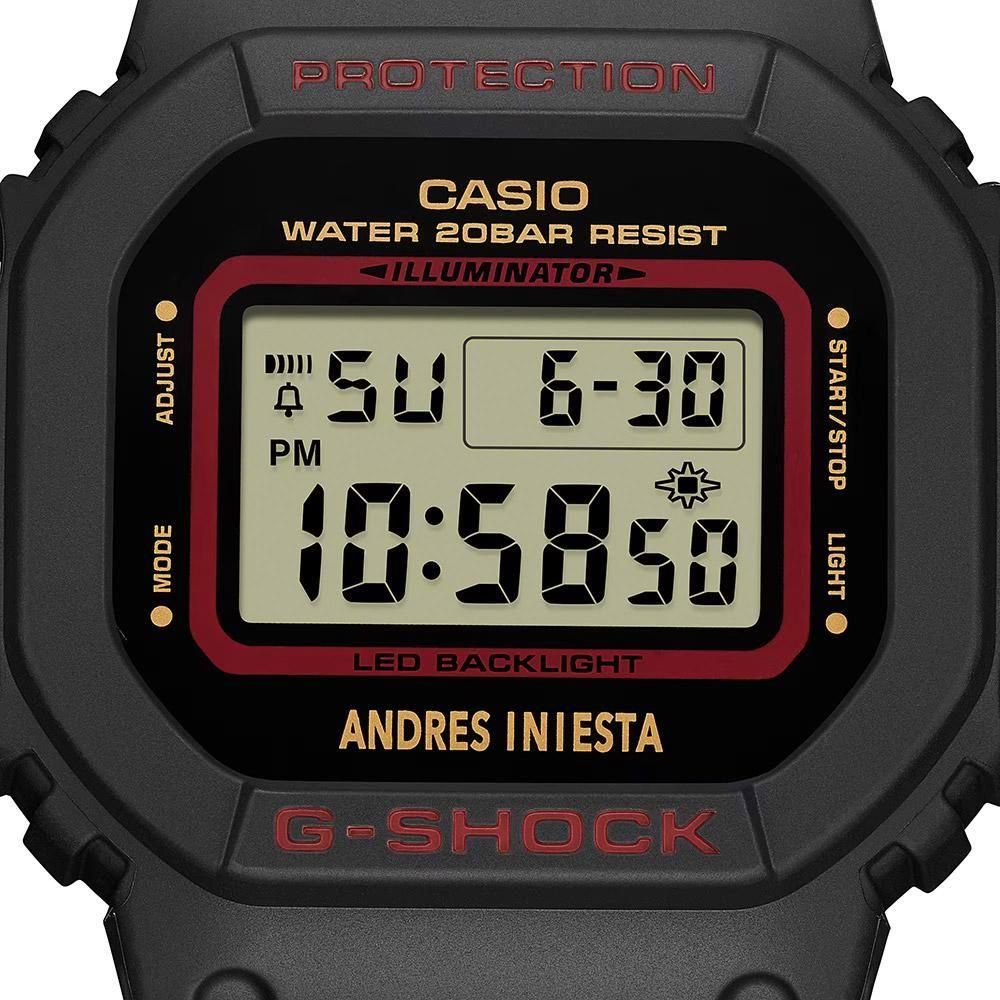 超美品　正規品　Gショック　イニエスタ　シグネチャ　DW-5600A1-1JR CASIO カシオ DW-5600AI-1JR G-SHOCK 世界的なプロサッカー選手