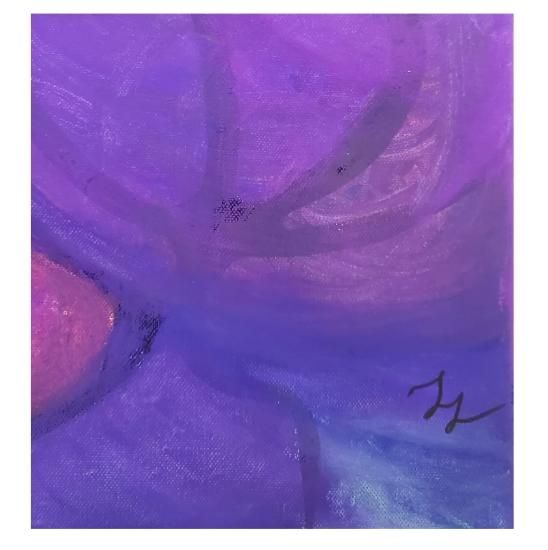 量子ゲノム　アクリル画　原画 ネイログラフィック アクリル画 Transition. Mixology of