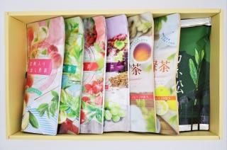 TB7本化粧箱入（水出し白桃入煎茶①いちご緑茶①ぶどう麦茶①レモン香る煎茶①しょうが入ほうじ茶①ゆず入緑茶①）<img class='new_mark_img2' src='https://img.shop-pro.jp/img/new/icons61.gif' style='border:none;display:inline;margin:0px;padding:0px;width:auto;' />