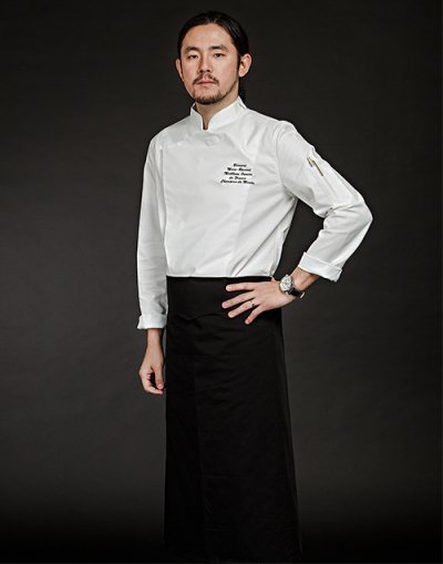 Slim Chef Jacket (White) #AJ1455 