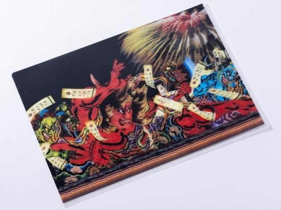 NEBUTA JAPAN 3Dねぶたクリアファイル 牛頭天王 - ファッション