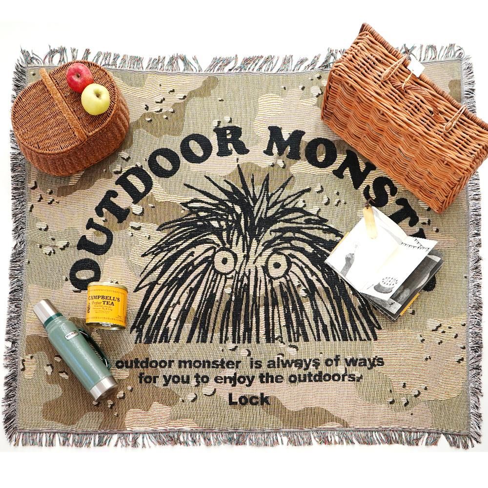 【国内在庫】 OUTDOOR MONSTER ピクニックラグ アウトドアモンスター バーベキュー・調理用品